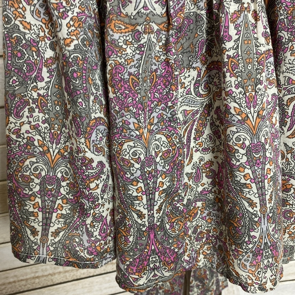 Anthropologie Paisley Long Sleeved Dress Size XS - Picture 8 of 10